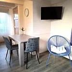 Vakantiewoning met terras vlakbij strand en centrum